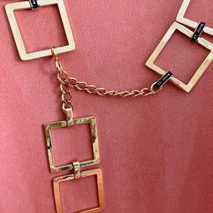 StJohn brass-gold logo belt. See ruler pic for size